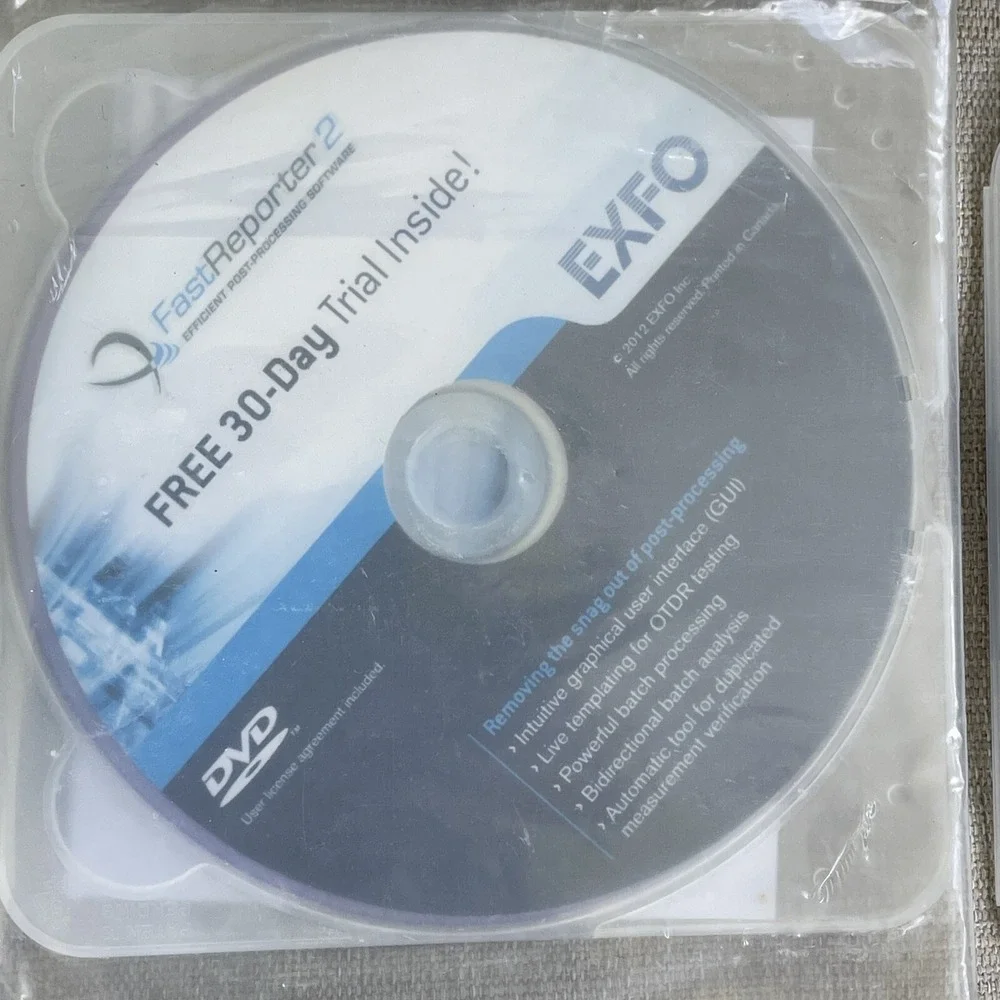 EXFO Toolbox 6 Fab-400 Fast Reporter 2 OTDR Product Service Pack 4 SP1 Software